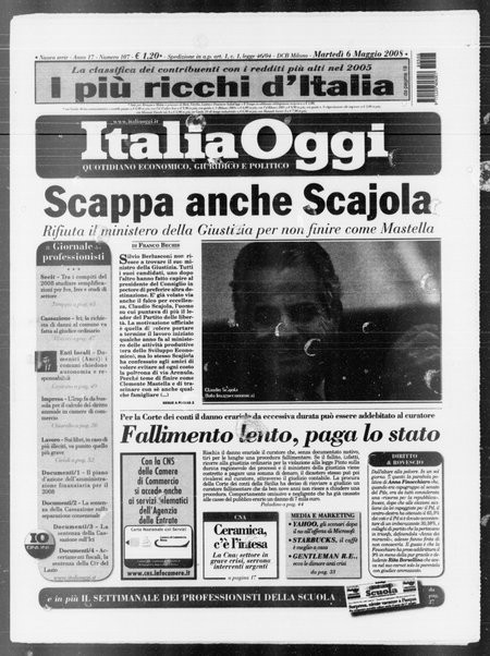 Italia oggi : quotidiano di economia finanza e politica